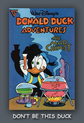 don't be that duck diy paint chemisty