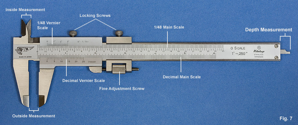 Vernier Caliper Labeled