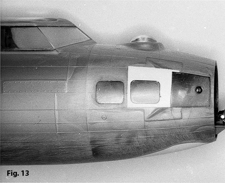 monogram B-17 nose modification 13
