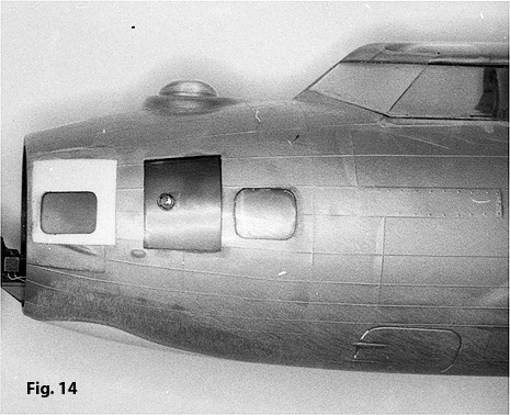 monogram B-17 nose modification 14