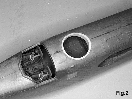 Monogram B-24 upper turret mount improvement