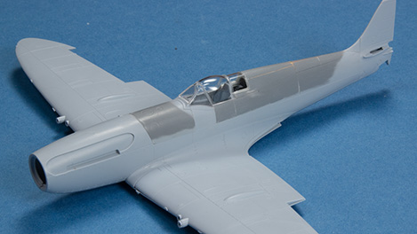 Airfix Spitfire XIV Conversion Basic conversion is done