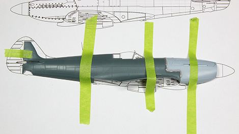 Spitfire XIV nose graft