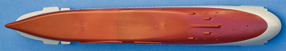 Trumpeter USS Hornet Hull