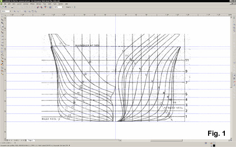 USS Enterprise Drawing