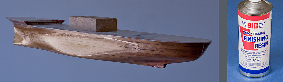 Scratchbuilt USS Enterprise CV6 Hull